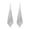 Silver, variant on 1 Pair Sequin Hook Earrings Geometric Design Long Earrings Night Club Party Women Gown Drop Earrings