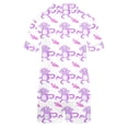 thumbnail image 3 of Jamicy Pyjama Mignon Femme Mode Décontractée Imprimé T-Shirt à Manches Courtes à Col à Revers avec Short Ample Confortable Ensemble de Pyjama pour la Maison, 3 of 3