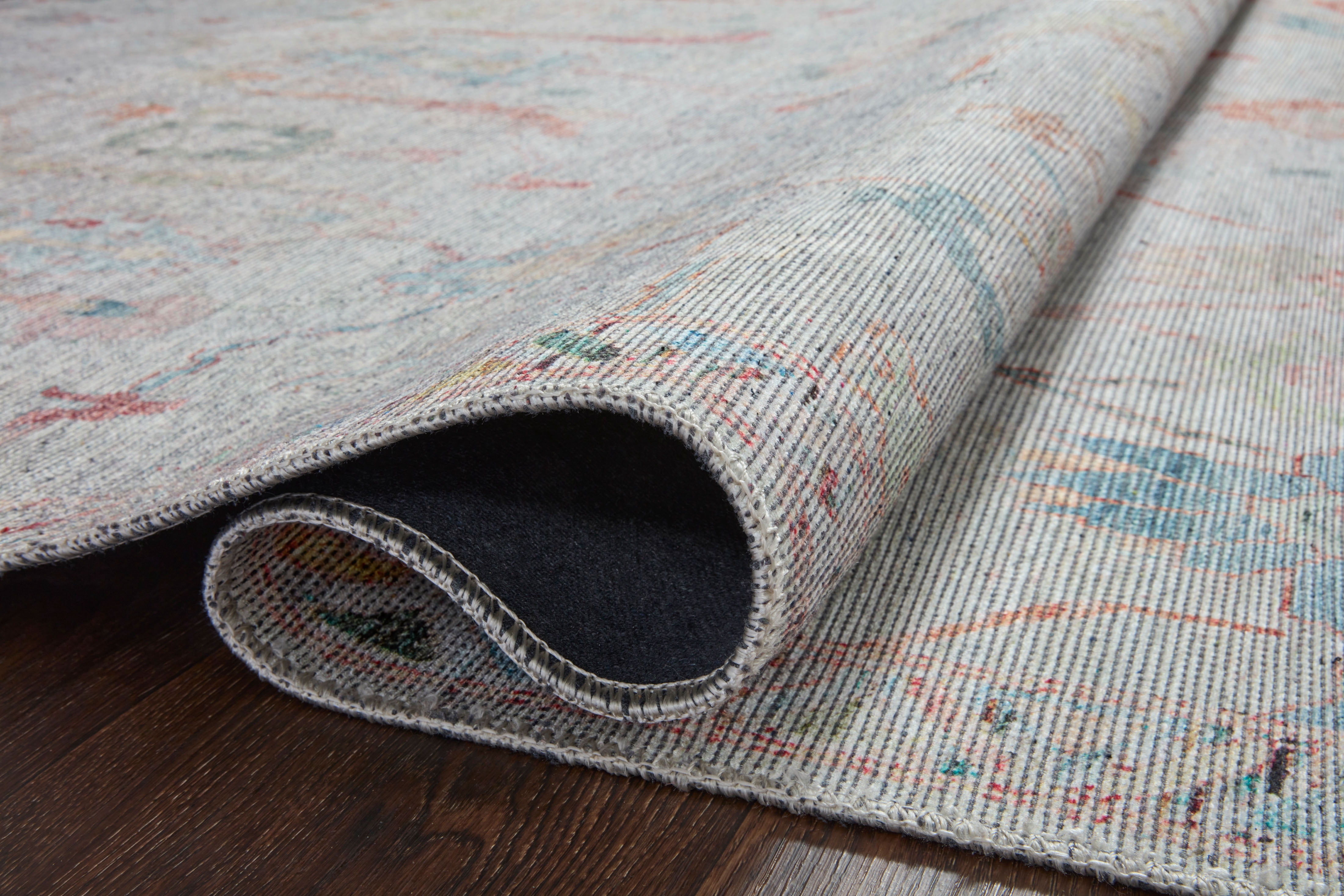 Loloi Elysium Dreamy Botanical Power Loomed Polyester Multi Area Rug, 8'6" x 11'6"