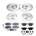 thumbnail image 3 of PowerStop Front and Rear Z23 Evolution Sport Carbon-Fiber Ceramic Brake Pad and Drilled & Slotted Rotor Kit Fits: AUDI VOLKSWAGEN Select Models K8168, 3 of 10