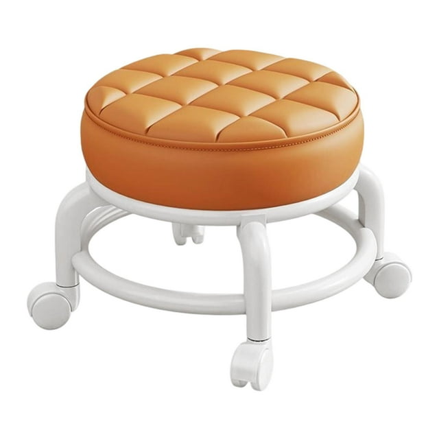 Paburas de rodillos giratorios de 360 degree Reladores giratorios universales de bajo ruido fácil para mover el asiento del heces de cambio de calzado naranja