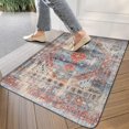 thumbnail image 3 of Boho Light Blue Country Rug with Vintage Pattern Door Mat 30 X 17 Inch Welcome Doormat Indoor Outdoor Entrance Floor Mat Non Slip Spring Summer Decor Rubber Mats, 3 of 6
