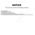 thumbnail image 2 of Transit Auto Front Rear Coated Disc Brake Rotors and Semi-Metallic Pads Kit for Car Volkswagen Jetta Beetle KGS-100927, 2 of 15