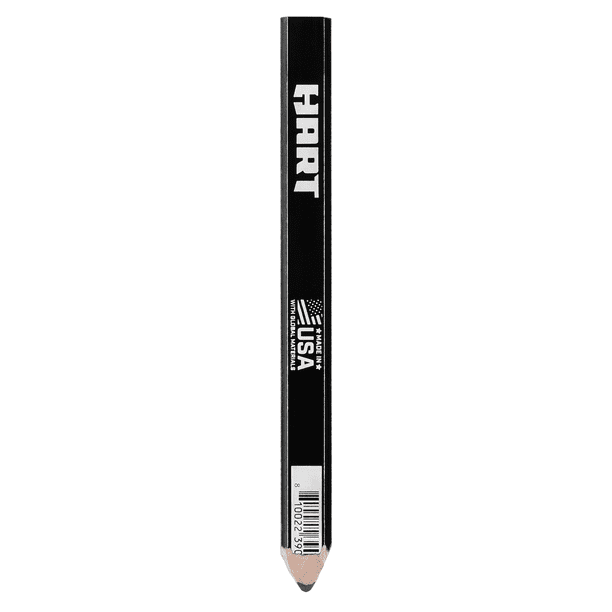 HART Carpenter Pencil, Rectangular Graphite Core, AntiRoll