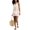 Pink, variant on Miken Swimwear Small Junior's Leopard Lace-Up Cover-Up Dress   Pink S