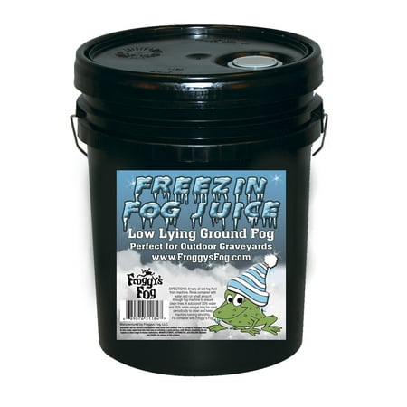 Freezin Fog - Outdoor / Graveyard Low Lying Ground Fog Machine Fluid - Fog Juice - 5 Gallon