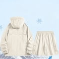 thumbnail image 5 of CHUMUD Womens Track Suits Loose Sun Protection Rash Guard Hoodie Jacket and Shorts 2 Piece Outfits Hiking Jogging Suits Summer Casual, 5 of 5