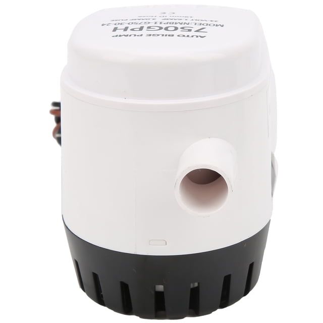 Bomba de achique GPH, bomba de achique sumergible automática de 24 V y 750 GPH, tecnología avanzada