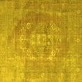 thumbnail image 1 of Ahgly Company Indoor Square Persian Yellow Traditional Area Rugs, 3' Square, 1 of 4