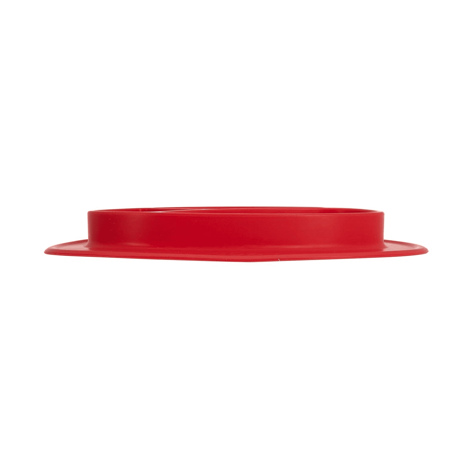 Nuby Sure Grip Silicone Miracle Mat 3-Section Oval Plate, Pink