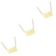 thumbnail image 4 of Jumpingount Number Charm Necklace Golden Women Universal Steel Jewelry Accessories Choker Chain Stainless Ladies Neck Long Type1 NO1 Jumpingount CBP589087, 4 of 6