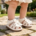 thumbnail image 2 of Shachafan Summer Baby Sandals For Toddlers Breathable Soft Sole With Bow Embroidered Design And Grip Toddler Boys Sandals Size 4, 2 of 9