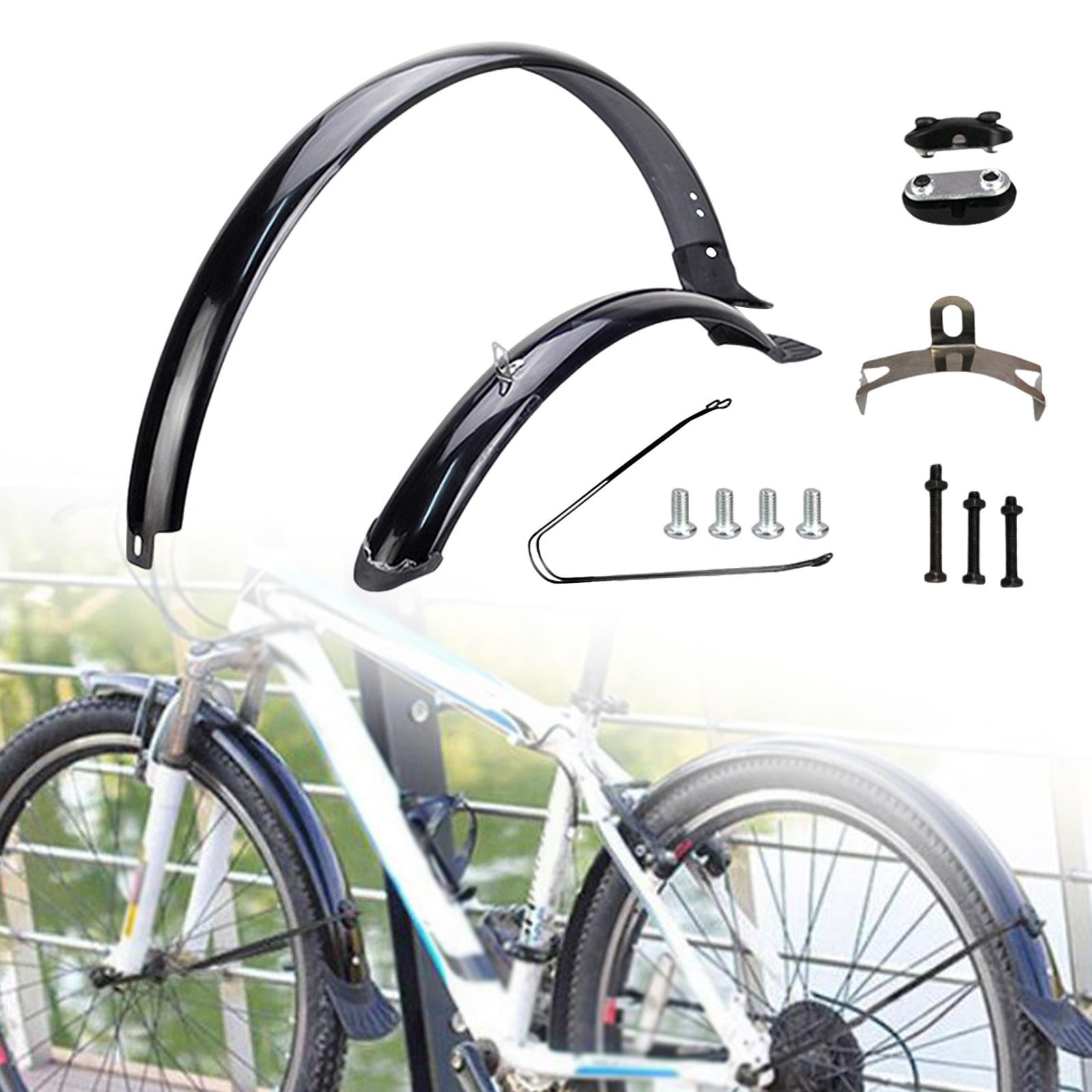 Baoblaze Bike Front Rear Fenders 26 inch Cycling Accessories Practical Bike Mudguards Black Brace