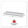 thumbnail image 7 of Alera Industrial Wire Shelving Extra Wire Shelves, 48w x 18d, Silver, 2 Shelves/Carton -ALESW584818SR, 7 of 7