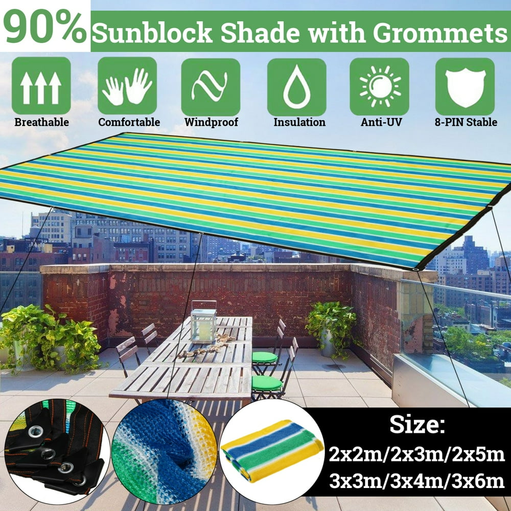 90 Shade Fabric Cloth Garden decor Outdoor Patio Sun Shade Cloth With