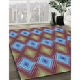 thumbnail image 3 of Ahgly Company Machine Washable Indoor Rectangle Transitional LightSlateGray or LightSlateGrey Gray Area Rugs, 4' x 6', 3 of 7