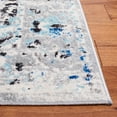 thumbnail image 4 of SAFAVIEH Madison Caden Floral Bordered Area Rug, Ivory/Blue, 3' x 5', 4 of 9