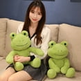 thumbnail image 5 of Cute 29cm Bag Pendant Animal Dolls Cartoon Doll Home Decor Sweater Frog Doll Dressing Frog Plush Toy Stuffed Animals Frog Stuffed  Toy M, 5 of 8