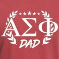 thumbnail image 3 of CafePress - Alpha Sigma Phi Greek Dad White T Shirt - Mens Comfort Colors Shirt, 3 of 5