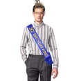 thumbnail image 5 of 30th Birthday King Crown, Sash, Pin Set for Men and Boys - Silver Metal, Royal King Model, Party Decorations, 5 of 10