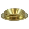 thumbnail image 2 of Timco - Threaded Screw Caps - Solid Brass - Satin (Size 14mm - 4 Pieces), 2 of 3