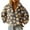 #0267-Yellow, variant on Uootdi Floral Jackets for Women Stand Collar Full Zip-Up Sherpa Fleece Y2k Fall Winter Coat Warm Lining Outwear with Pockets Gift
