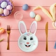 thumbnail image 4 of SLYNSHome - 10 Pcs - Easter Paper Plates Disposable Rabbit Dish Plates Decoration - 9.4 inch - Cute Bunny Plates Tableware for Home Easter Parties Wedding Decor, 4 of 8