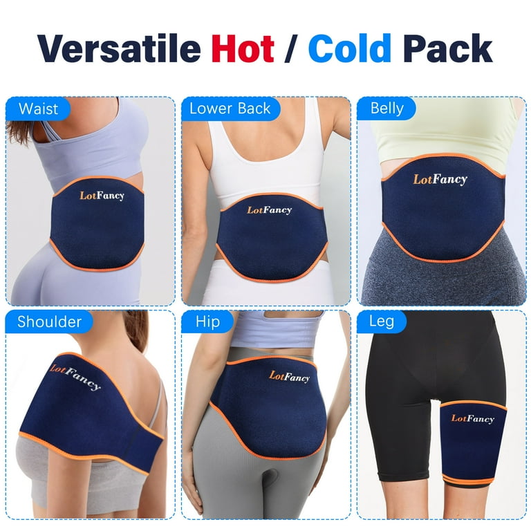 LotFancy Hot Cold Gel Pack with Wrap for Lower Back photo 7