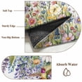 thumbnail image 6 of 5'x7' Area Rugs for Living Room Bedroom, Watercolor Floral Washable Rug Carpet Runner Indoor Outdoor, Spring Daisy Sunflowers Wisteria Hummingbird Non Slip Floor Mats Area Rug for Kitchen, Nursery, 6 of 8