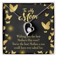 thumbnail image 2 of To Mom Son Mother Forever Necklace w Message Card, 2 of 8