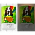 thumbnail image 2 of Basset Hound St. Patrick's Day Ceramic Night Light, 2 of 2