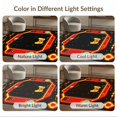 thumbnail image 7 of ODIKA 2'x3' Washable Throw Rug Non-Slip, Low Profile, Flatwoven, Easy Care Alfombra Gamer Glowing Gamepad Motif Border Cracked Field Burst for Hallway, Study Room, 7 of 7