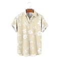 thumbnail image 6 of Iyufng Summer Shirts for Men Short Sleeve Hawaiian Shirts Printed Casual Beach Shirts, 6 of 8