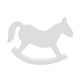 thumbnail image 3 of Caballo mecedor de madera para decoración de mesa, adorno de moda para hogar, figura de caballo mecedor para entrada, hogar, festival, estantería., 3 of 9
