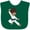 Green, variant on Inktastic African American Girl, Black Belt, Karate Girl Girls Baby Bib