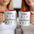 thumbnail image 3 of Customizaholic Personalized First Dad Now Grandpa Mug - Custom Handprint Names Design, Meaningful Family Keepsake Gift, 3 of 5
