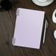thumbnail image 4 of Cuaderno de hojas sueltas | 5 colores | Páginas desprendibles | 25,5 x 18,1 cm | Papel de escritura suave | Material para estudiantes y oficina | Azul claro, rosa, verde menta, morado, amarillo, 4 of 6