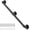 6 Feet, variant on 2FT Industrial Staircase Handrail Non-Slip Pipe Bar Foot Rail Wall Mount Stair Rail Vintage Grab Bar for Steps Black Iron Pipe Handrail for Outdoor Indoor Stairs Loft Porch Hand Rail (2ft)