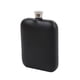 thumbnail image 1 of EeaseMX Botella de whisky cuadrada portátil de acero inoxidable con tapa plana para hombres y mujeres (negro), 1 of 7