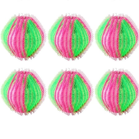 

Reusable Washing Machine Epilator Washing Machine Hair Catcher Clothes Ball Dog Cat Pet Pink + Green