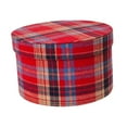 thumbnail image 3 of jifeng Christmas Gift Wrap Box Christmas Box for Valentines Day Holiday Graduations Dark Red Plaid, 3 of 9