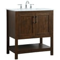 thumbnail image 4 of 30 inch Single Bathroom Vanity in Espresso, 4 of 15