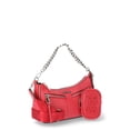 thumbnail image 4 of Madden NYC Women's Double Front Pocket Crossbody, Red, 4 of 5