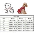 thumbnail image 4 of Suéter navideño para mascotas, falda roja con corazón de amor, ropa de punto cálida de invierno para regalo de perros y gatos kaili Sencillez, 4 of 5