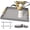 Gray, variant on RunMin Grocery Store Ottoman Tray for Coffee Table & Couch, Large Wooden Serving Tray with 2 Set of Handles - Off-White/Cream