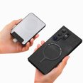 thumbnail image 3 of Allytech for Samsung Galaxy S24 Ultra 2 in 1 Detachable Wallet Case, Retro PU Leather Ring Kickstand Card Slots Case for Women Men, Strong Magnetic Shockproof Anti-Scratch Slim Case - Black, 3 of 11