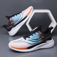 thumbnail image 4 of Men's Gradient Color Lightweight Running Shoes, Breathable Mesh Athletic Sneakers, 4 of 10