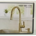 thumbnail image 4 of Glacier Bay Paulina Single Handle Pull Down Sprayer Kitchen Faucet Matte Gold, 4 of 7