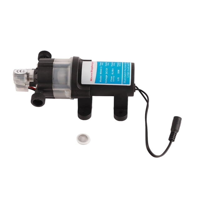 Bomba de refuerzo autocebante, minibomba de diafragma eléctrica automática de bajo ruido con filtro extraíble DC12V 80W