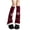 Red, variant on JZROCKER Star Print Knitted Leg Warmers Punk Drawstring Flared Boot Covers Streetwear